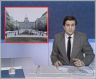 Old�ich Vejvoda v Televizn�ch novin�ch